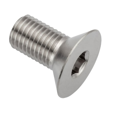 M10 Socket Head Cap Screw, Flat, Plain Stainless Steel, 12 mm Length MPN:ZF601M10X12