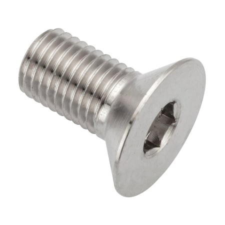 M6.3 Socket Head Cap Screw, Flat, Plain Stainless Steel, 1-1/2 in Length MPN:ZF601M6.3X16