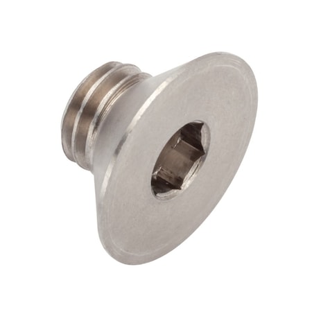 M8 Socket Head Cap Screw, Flat, Plain Stainless Steel, 8 mm Length MPN:ZF601M8X8