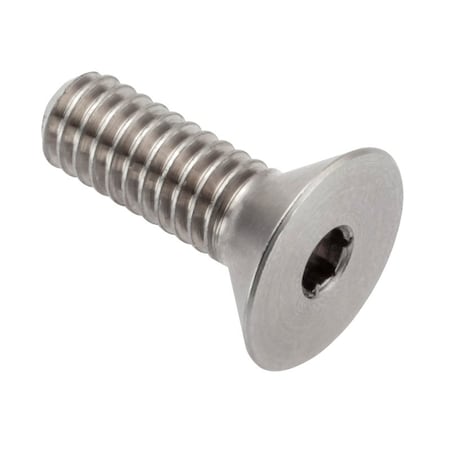 #8-32 Socket Head Cap Screw, Flat, Plain Stainless Steel, 1/2 in Length MPN:ZF74408C08