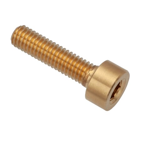 M3 Socket Head Cap Screw, Plain Brass, 12 mm Length MPN:ZS550M3X12