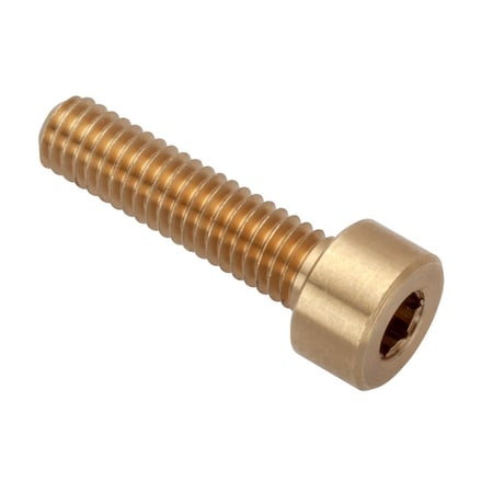 M4 Socket Head Cap Screw, Plain Brass, 20 mm Length MPN:ZS550M4X20