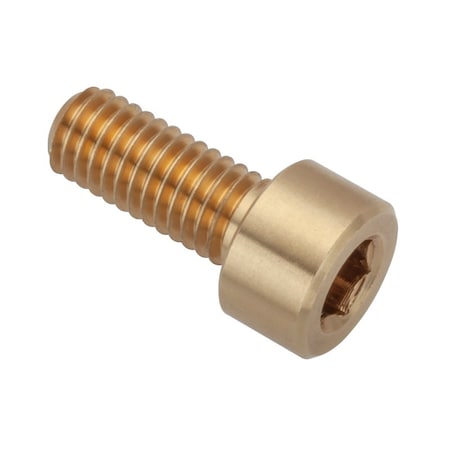 M5 Socket Head Cap Screw, Plain Brass, 16 mm Length MPN:ZS550M5X16