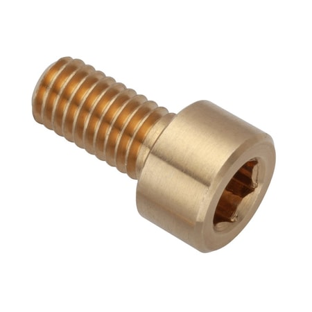 M6 Socket Head Cap Screw, Plain Brass, 10 mm Length MPN:ZS550M6X10