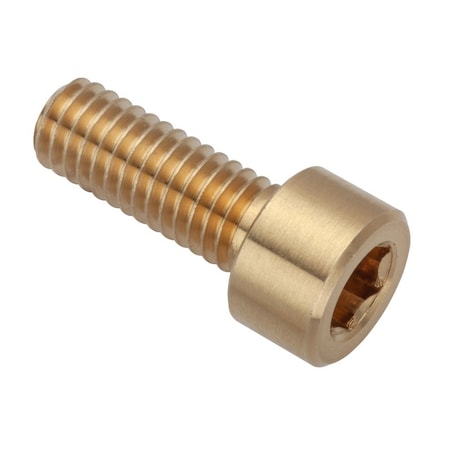 M6 Socket Head Cap Screw, Plain Brass, 16 mm Length MPN:ZS550M6X16