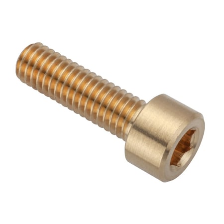 M6 Socket Head Cap Screw, Plain Brass, 20 mm Length MPN:ZS550M6X20