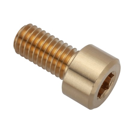M8 Socket Head Cap Screw, Plain Brass, 16 mm Length MPN:ZS550M8X16