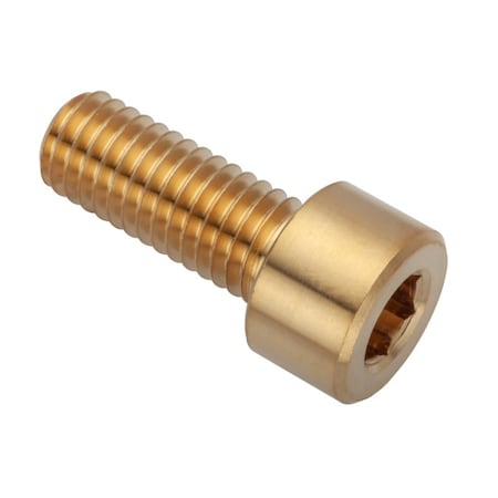 M8 Socket Head Cap Screw, Plain Brass, 20 mm Length MPN:ZS550M8X20