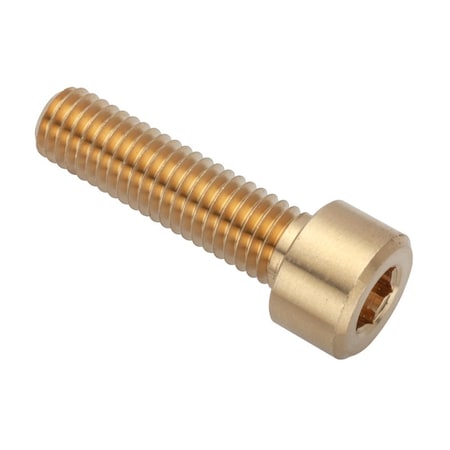 M8 Socket Head Cap Screw, Plain Brass, 30 mm Length MPN:ZS550M8X30