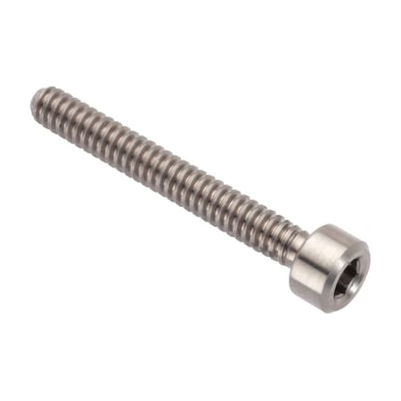 #4-40 Socket Head Cap Screw, Plain Titanium, 1 in Length MPN:ZS70504C16