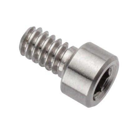 #4-40 Socket Head Cap Screw, Plain Stainless Steel, 3/16 in Length MPN:ZS74404C03