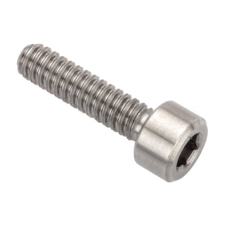 #6-32 Socket Head Cap Screw, Plain Stainless Steel, 1/2 in Length MPN:ZS74406C08