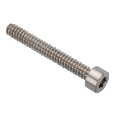 #6-32 Socket Head Cap Screw, Plain Stainless Steel, 1 in Length MPN:ZS74406C16