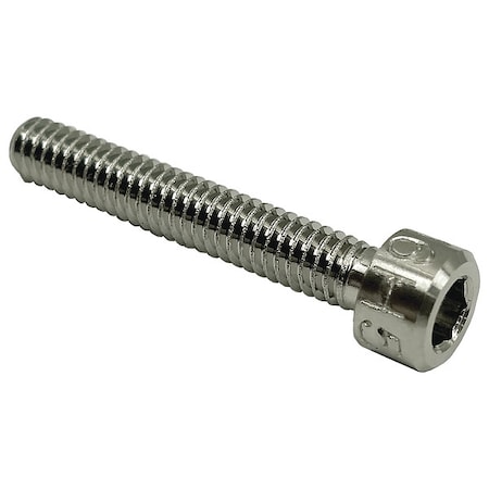 #8-32 Socket Head Cap Screw, Socket, Plain 316 Stainless Steel, 1 in Length MPN:ZSS61608C16