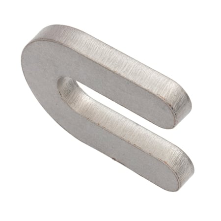 1/2 HORSESHOE SHIM 2 in x 1-1/2 in x 1/4 in, 316 SS MPN:Z8440