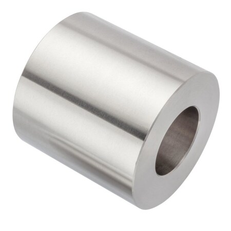 Spacer, 1 Screw Size, Plain 18-8 Stainless Steel, 2 Overall Lg, 1 in Inside Dia MPN:ZSU2200-1-188