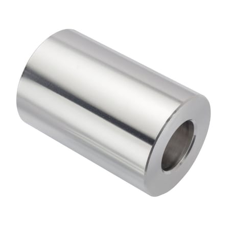 Spacer, 1 Screw Size, Plain Aluminum, 1/2 Overall Lg, 1 in Inside Dia MPN:ZSU2500-1-ALU