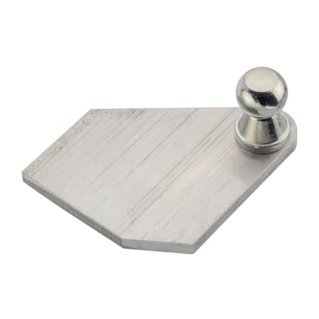 Ball Bracket, 10mm(Stl) Flat Alum, V Shape MPN:FITK-T7
