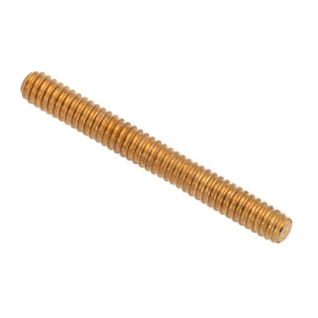 Fully Threaded Threaded Stud, 0-80, 1/2, Unfinished Finish MPN:STUD080X08-BRASS