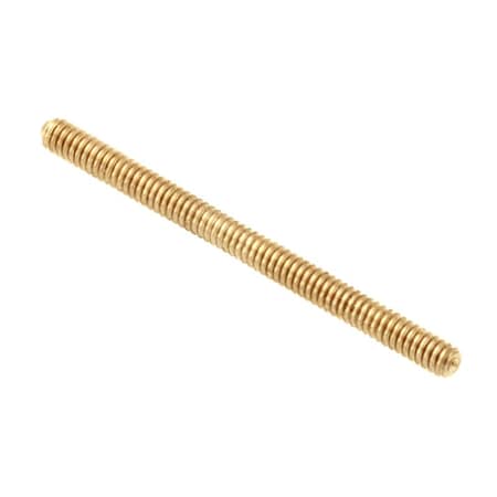 Fully Threaded Threaded Stud, 0-80, 1, Unfinished Finish MPN:STUD080X16-BRASS