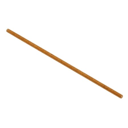 Fully Threaded Threaded Stud, 0-80, 2, Unfinished Finish MPN:STUD080X32-BRASS
