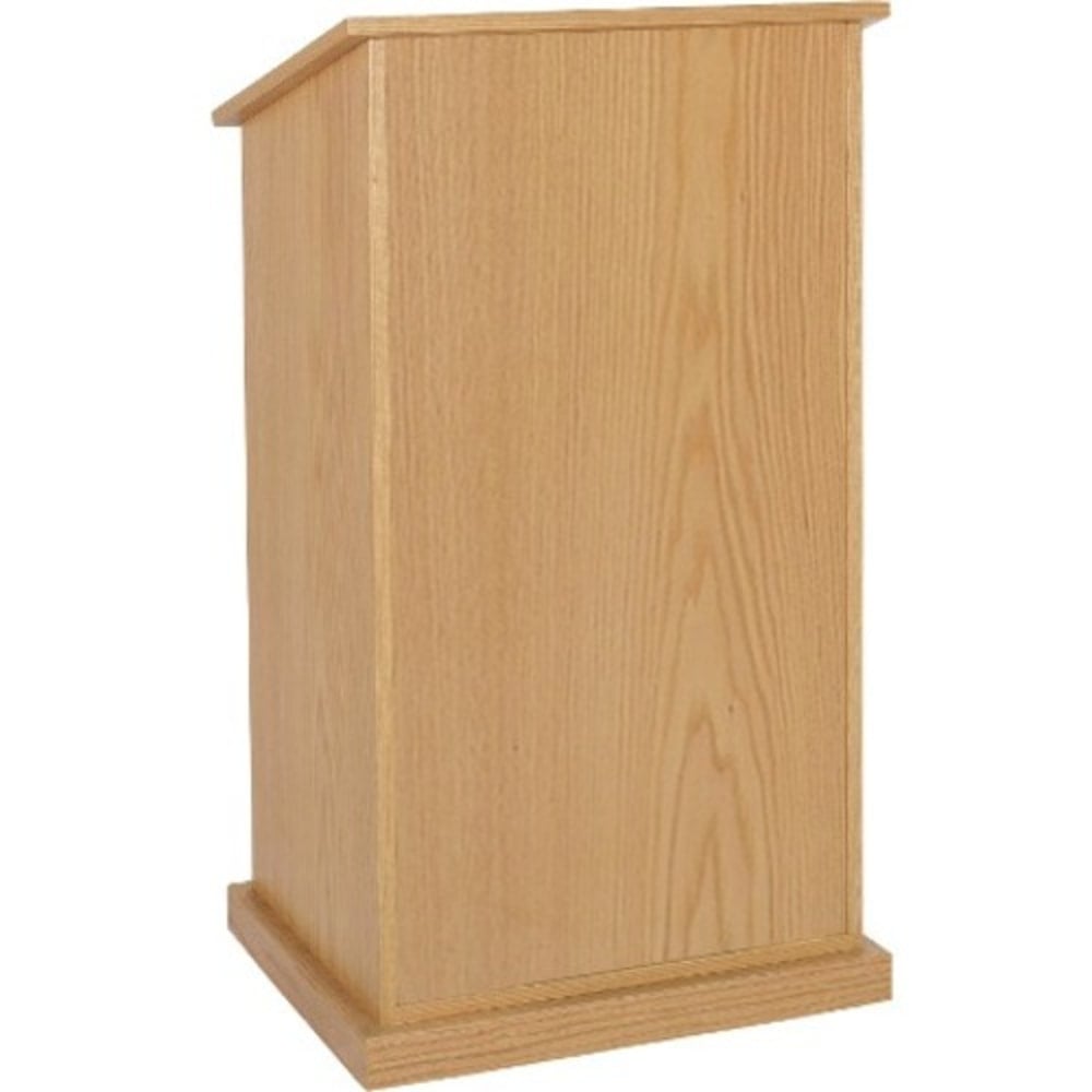 AmpliVox Chancellor Lectern - 45in Height x 24in Width x 21in Depth - Wood Veneer MPN:W470-MH