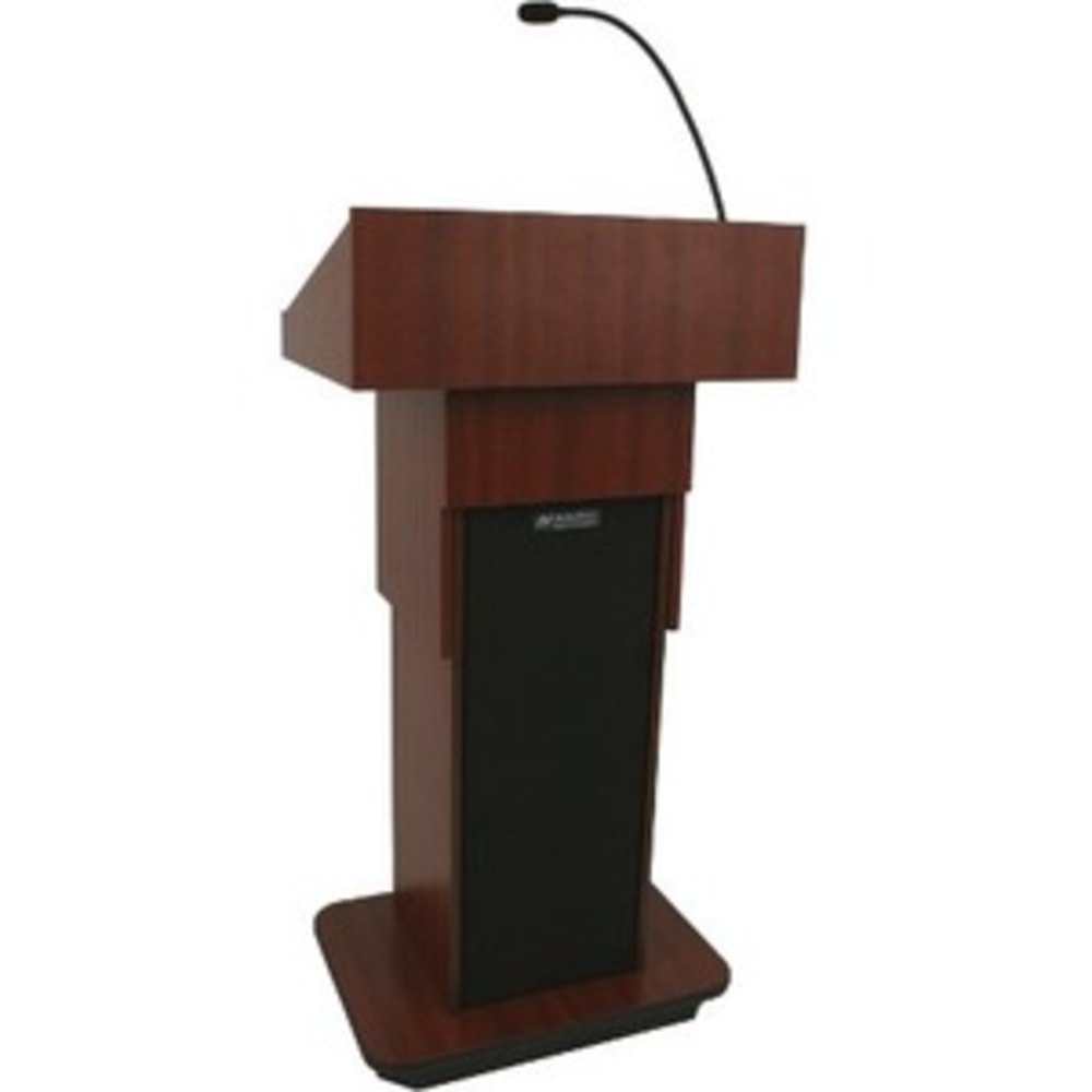 AmpliVox W505A - Lectern - wood composite - mahogany MPN:W505A-MH