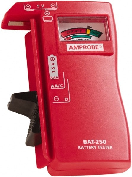 0.9 VAC to 9 VAC, Battery Tester MPN:BAT-250