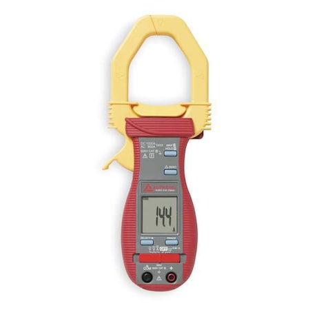 Digital Clamp Meter, LCD, 800 A, 2.0 in (51 mm) Jaw Capacity, CAT III 600V Safety Rating MPN:ACDC-100