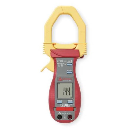 Digital Clamp Meter, Backlit, 800 A, 2.0 in (51 mm) Jaw Capacity, CAT III 600V Safety Rating MPN:ACDC-100 TRMS