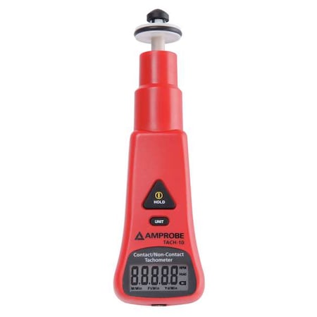 Tachometer, +/-1% RPM Acc, LCD MPN:TACH-10
