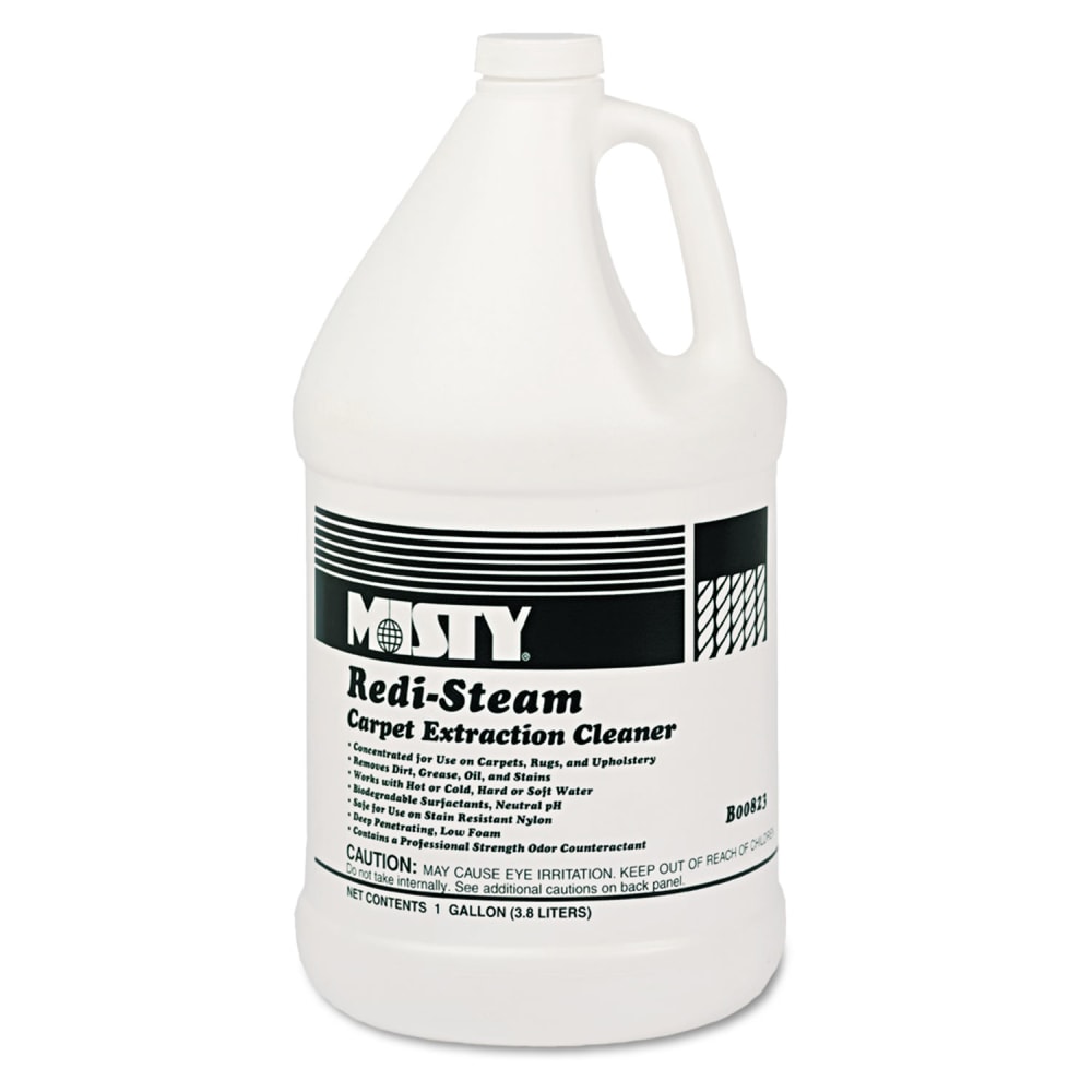 Misty Redi-Steam Carpet Cleaner, Pleasant Scent, 1 gal Bottle, 4/Carton MPN:1038771