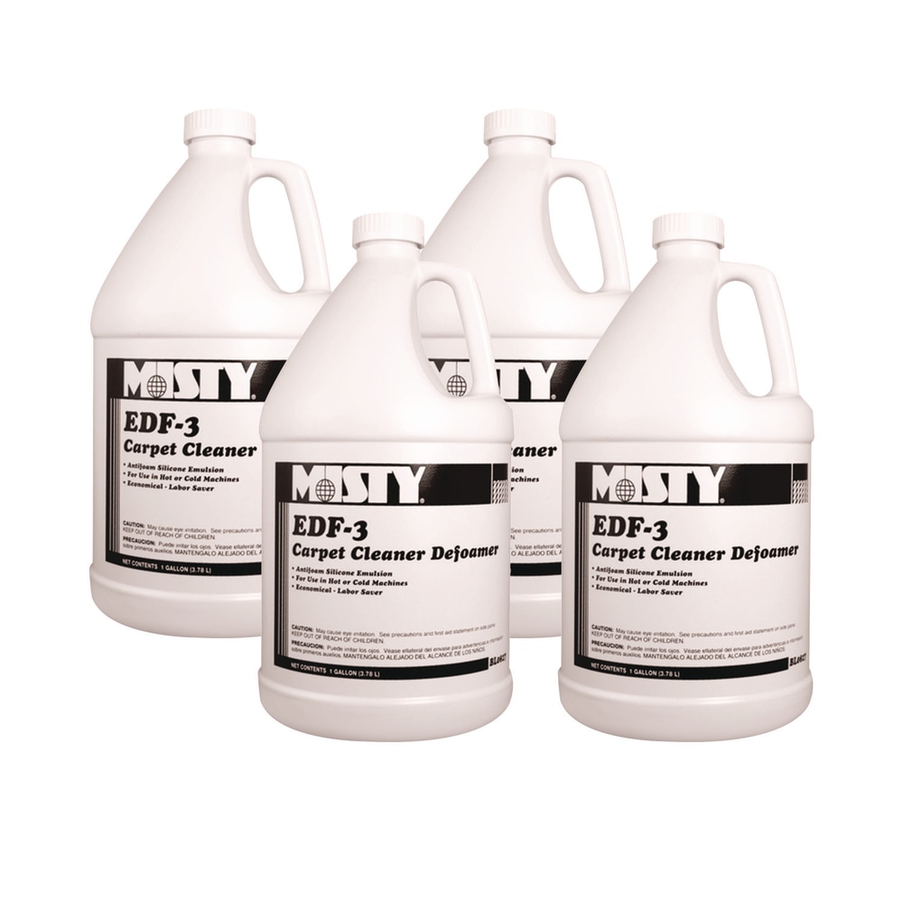 Misty EDF-3 Carpet Cleaner Defoamer, 1 gal Bottle, 4/Carton MPN:1038773