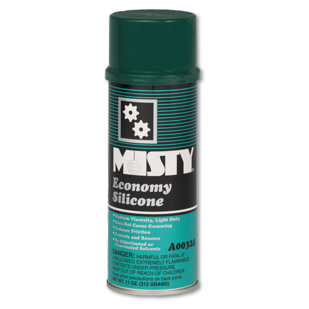 Misty Economy Silicone Spray Lubricant, 11 oz Aerosol Can, 12/Carton MPN:1002077