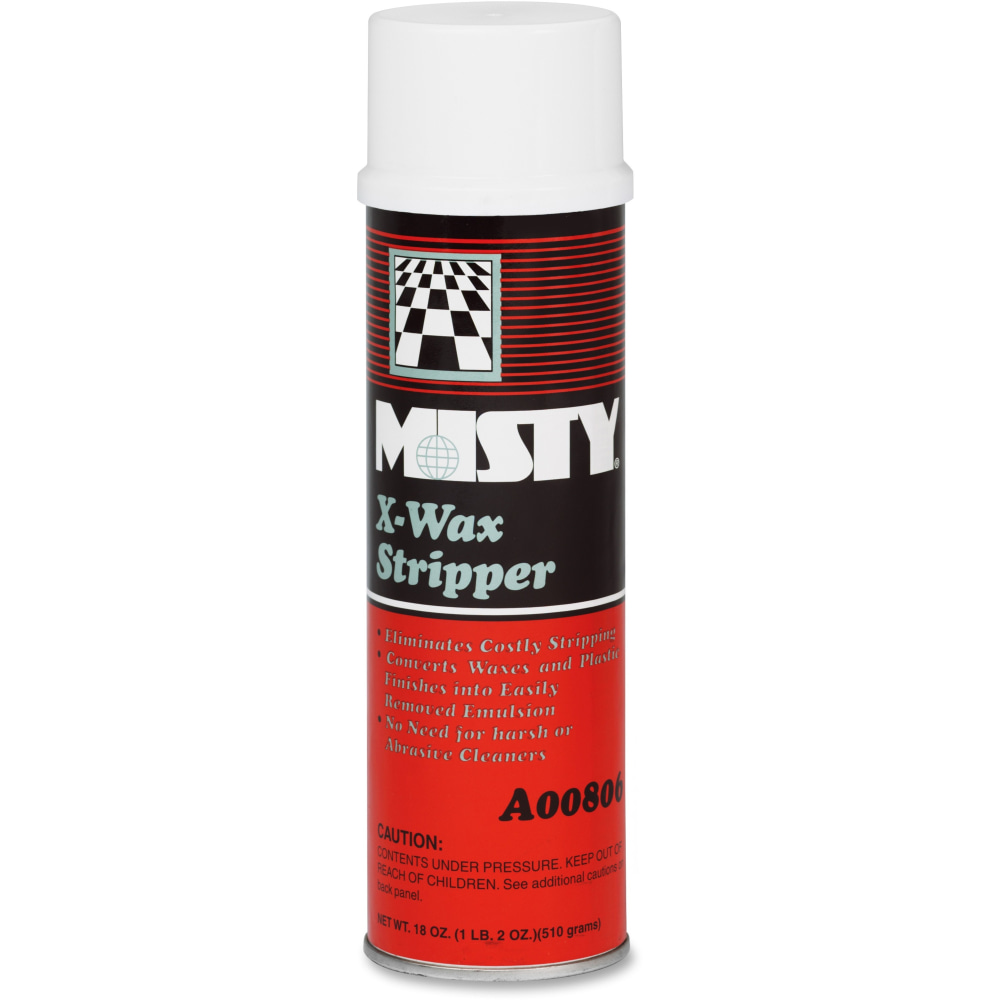 Misty X-Wax Floor Stripper, 18 oz Aerosol Spray MPN:1033962