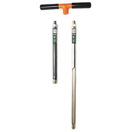 Soil Probe, 33 In, Chrome Plated MPN:401.90