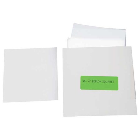 Film Swatch Kit, 4 x4 x0.003 In, 50 Pieces MPN:418.17