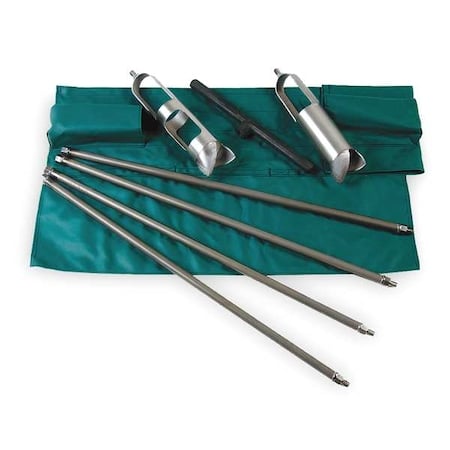 Soil Auger Kit, Dia 3 1/4 In, Depth 12Feet MPN:209.77