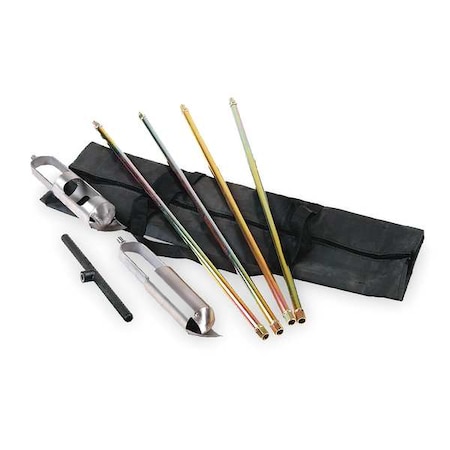 Soil Auger Kit, Dia 3 1/4 In, Depth 12Feet MPN:352.73