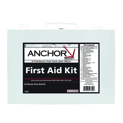 25 Person 2009 First Aidkit - Metal MPN:101-25-9-FAKM