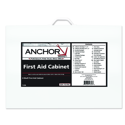 2-Shelf 2015 First Aid Cabinet - Full MPN:101-2SH-15-FAC