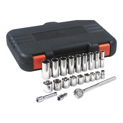 22 Piece Thorsen 3/8 DR.STD./Deep Socket Set 6PT MPN:103-07-846