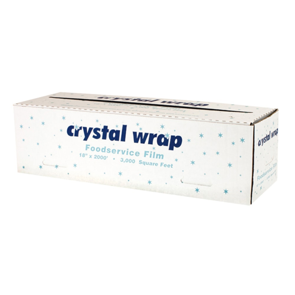 Anchor Packaging Crystalwrap Cutter Box Food Wrap, 18in x 3,000in, Clear (Min Order Qty 2) MPN:7301823