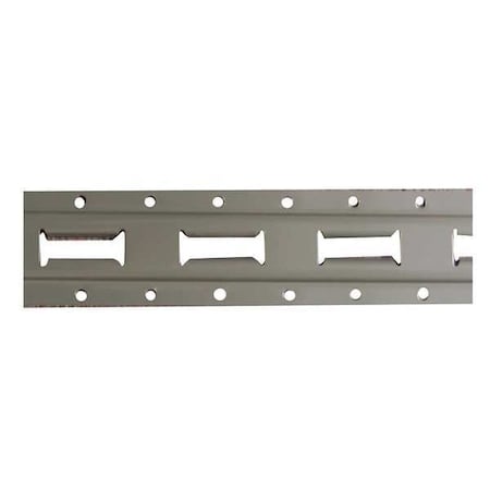 Vertical E-Track, Painted Gray Finish MPN:40838106000-GRA