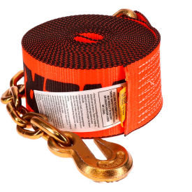 ANCRA Cargo® X-Treme Webbing Winch Strap with Chain Anchor 4