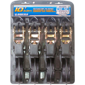 ANCRA Cargo® Strap Assy Ratchet Buckle w/vinyl S-Hooks 1