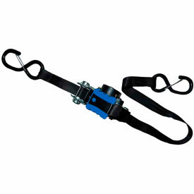 ANCRA Cargo® Strap Assy Ratchet Buckle w/vinyl S-Hooks 1