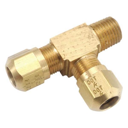 Tee, Brass, Comp1/2