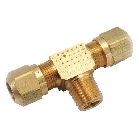 Male Branch Tee, Compression, Brass, 150psi MPN:1472X6X6X2