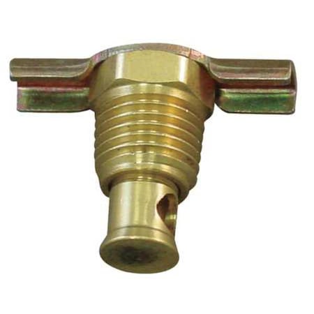 Drain Cock, Brass, MNPT, 1/2 In MPN:6D912